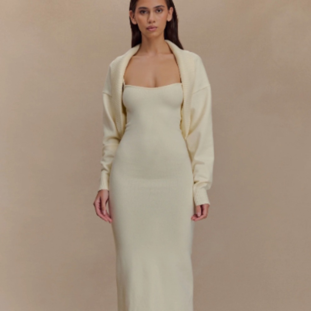 Meshki Kingston Knit Maxi Dress, Size S